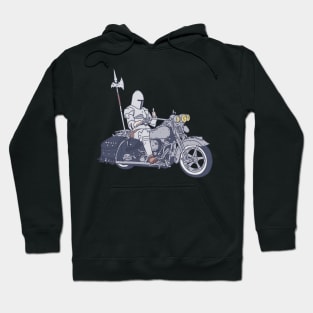 Biker Gang - Motorbike Knight - Chivalry Chopper Hoodie